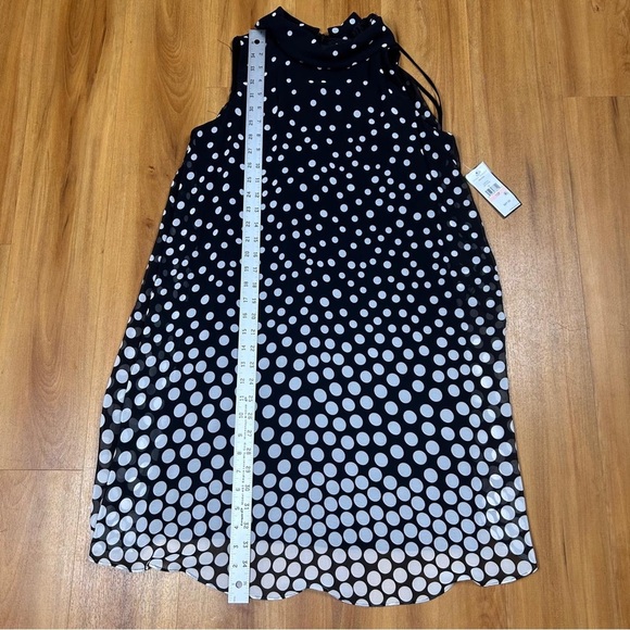 Jessica Howard Black and White Ruffled Tiered Mini Dress - Picture 6 of 15